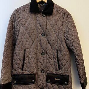 Barbour Women Killhope Faux Fur Quilted Coat Size 4